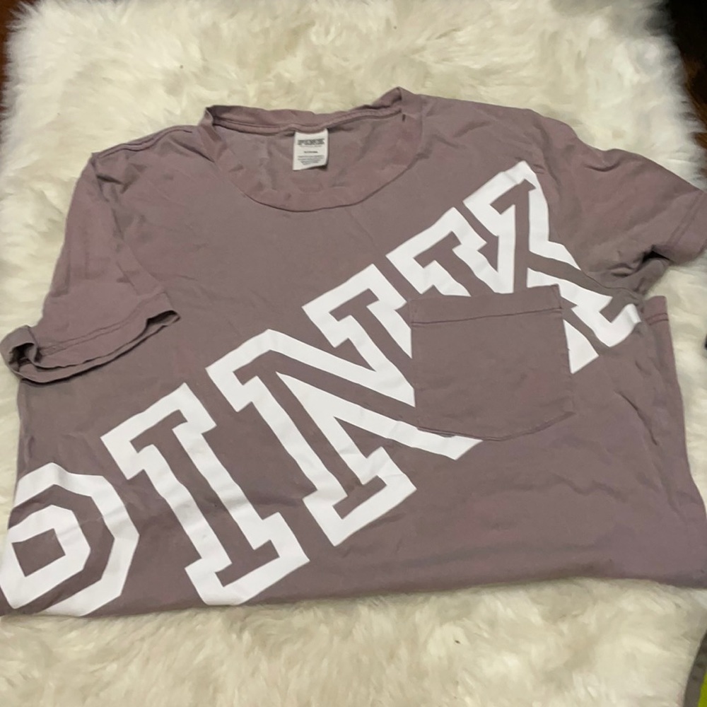 PINK pocket Tee shirt